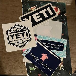 YETI and Simply Southern Sticker Set